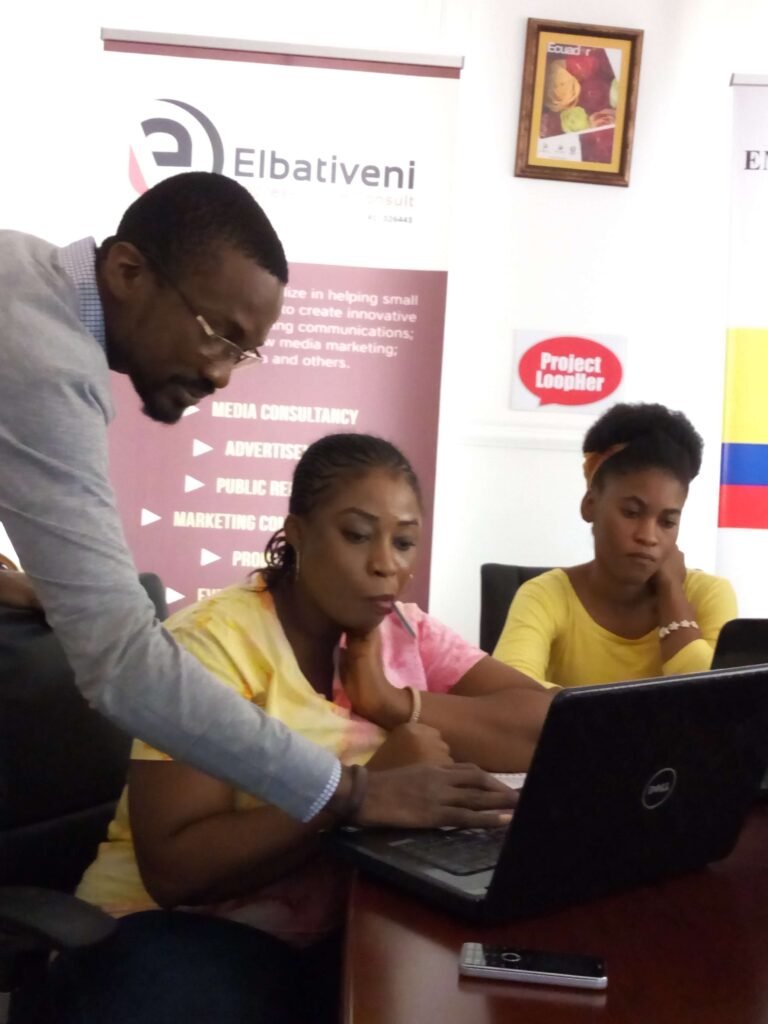 Working with Elbativeni Foundation at the  Embassy of Ecuador in Nigeria in training young women with an interest in graphic design